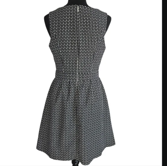The Limited Black & White Printed Midi Dress - Size 8 - Picture 3 of 7